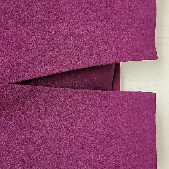 Dress The Population Tiffany One Shoukder Dress Sz 2 Burgundy NWOT - Picture 5 of 8